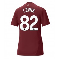 Manchester City Rico Lewis #82 Kolmaspaita Naiset 2024-25 Lyhythihainen